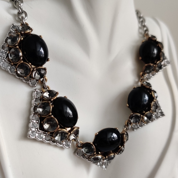 Stella & Dot Statement Art Deco Necklace - Picture 2 of 15